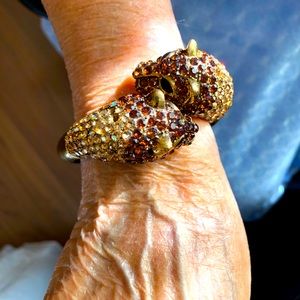 Bracelet Hinged Rhinestone
